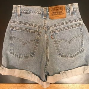 Vintage Levi high waisted shorts